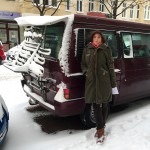 Ein bisschen Winter in Berlin - und unser neues Land-Segelschiff ;-)